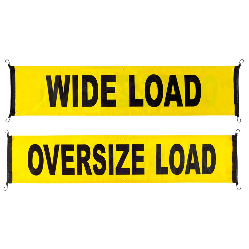 Pioneer Oversize Load/Wide Load Reversible Truck Banner