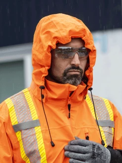 Pioneer Hi Vis Softshell Waterproof/Breathable Prem Safety Jacket | S-4XL Hi-Vis Work Wear