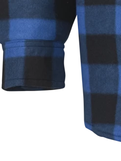 Pioneer Quilted Polar Boa Fleece Lined Zip-Up Hooded Shirt | S - 4XL