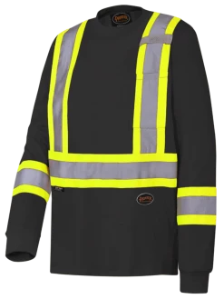 Pioneer Premium 100% Cotton Safety Long Sleeve With Armbands | Sizes S - 4XL