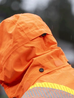 Pioneer Hi Vis Softshell Waterproof/Breathable Prem Safety Jacket | S-4XL Hi-Vis Work Wear