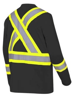 Pioneer Premium 100% Cotton Safety Long Sleeve With Armbands | Sizes S - 4XL