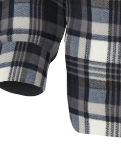 Pioneer Quilted Polar Boa Fleece Lined Zip-Up Hooded Shirt | S - 4XL