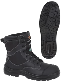 Pioneer Khyber Deluxe Metal-Free 8" Leather Safety Work Boots | Sizes 7 - 14 8 Inch Safety Boots