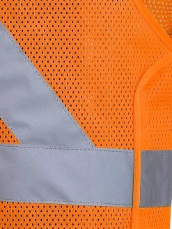 Hi-Vis Work Wear Pioneer Hi Viz Tear-Away Mesh Safety Vest W/ 2