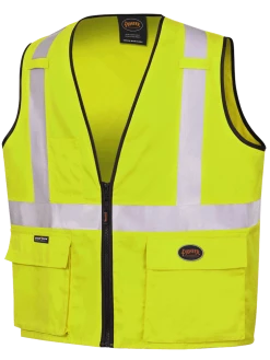 Pioneer Hi Viz 100% Cotton Safety Vest | Sizes Small - 5XL