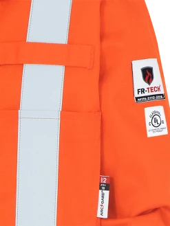 Pioneer “The Rock” 88/12 FR-Tech® Hi Vis 7 Oz Coveralls With 2