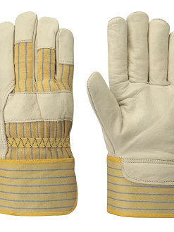Pioneer 537 Fitter's Cowgrain Gloves (Outside Elastic) | Pack Of 12