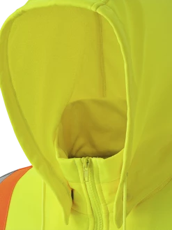 Pioneer Zipper Front Micro-Fleece Hi Vis Hoodie | XS-5XL Hi-Vis Work Wear