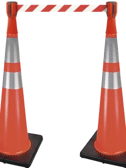 Pioneer Cone Topper With Barricade Tape Safety Supplies
