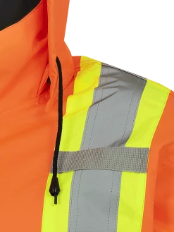 Hi-Vis Work Wear Pioneer 150D Waterproof Hi Vis Rain Jacket | XS-5XL