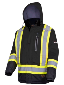 Pioneer NANO StormMaster® Heated Insulated Safety Jacket | S-4XL Hi-Vis Work Wear