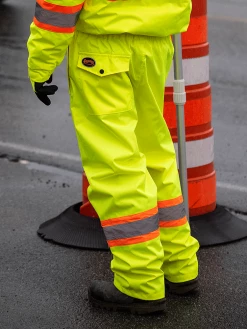 Hi-Vis Work Wear Pioneer Hi-Vis 450D Waterproof Pant | S-4XL