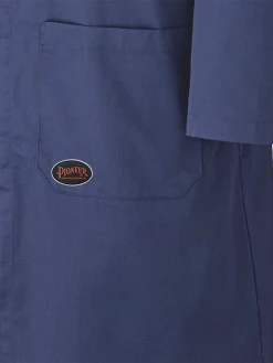 Pioneer Flame-Gard FR/ARC Shop Coat | Navy | Sizes S - 5XL Flame Resistant Work Wear