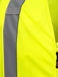 Pioneer Hi Viz Short Sleeved Quebec Traffic Shirt | Yellow | Sizes XS - 4XL