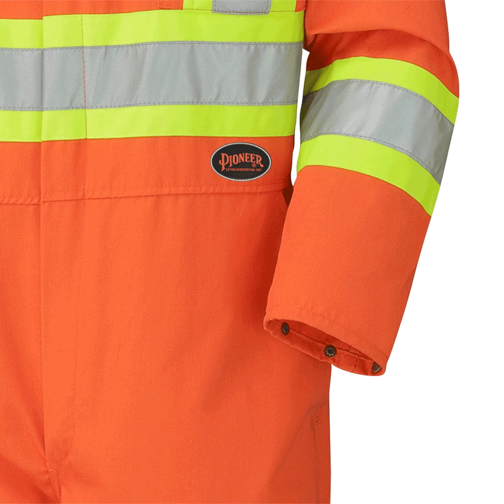 Pioneer Hi Vis Safety Coveralls - Poly/Cotton | Sizes 36 - 66