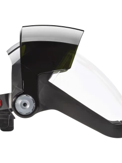 Jackson Safety Personal Protective Equipment Jackson Quad 500® Series Hard Hat Mountable Complete Faceshield With 370 Speed Dial™ Ratchet Adjustment - Clear With Flip-Up Shade 8 Window