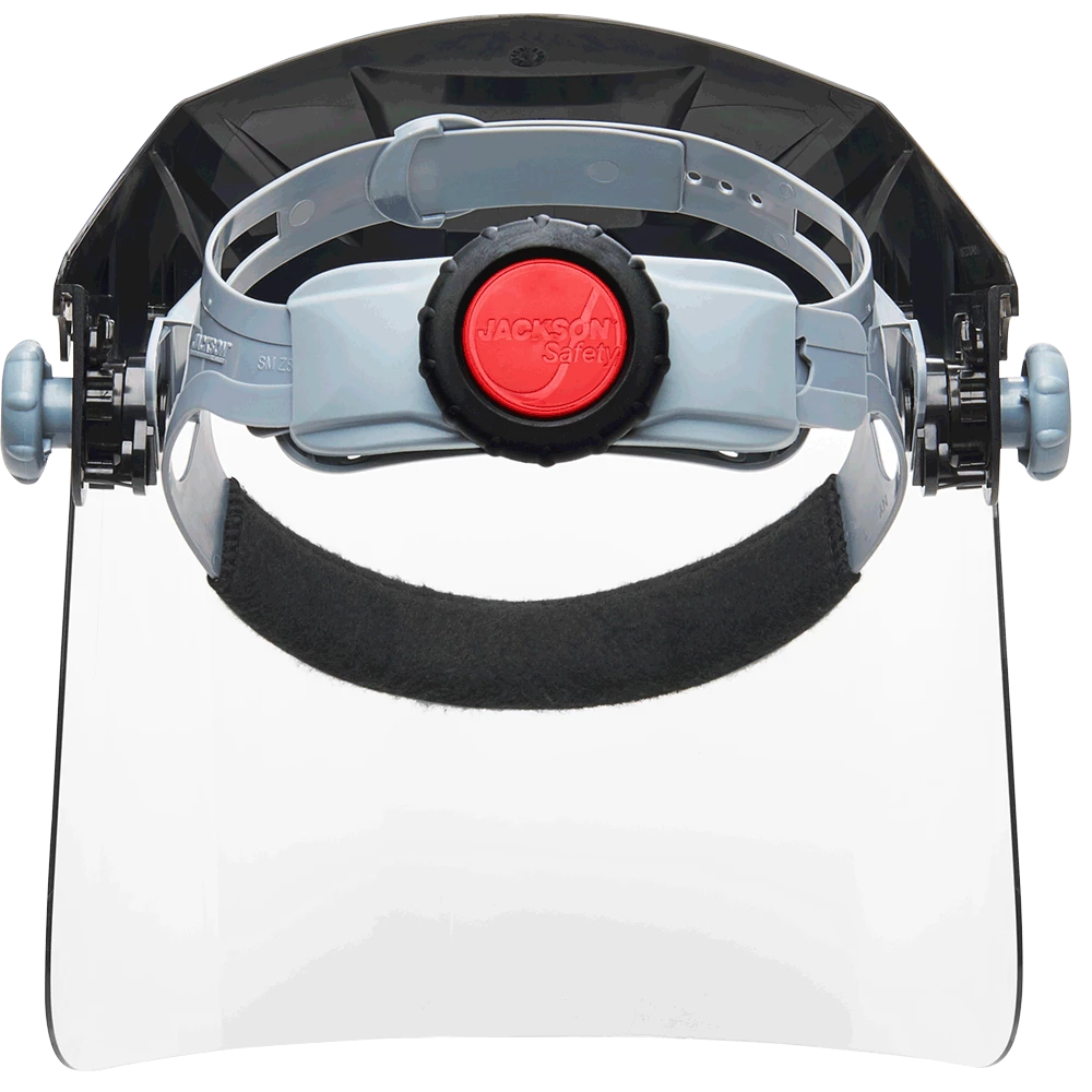 Jackson Safety Personal Protective Equipment Jackson F4XP Premium 370 Speed Dial™ Ratcheting Adjustment Faceshield Kit - Clear Visor