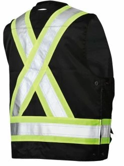 Tough Duck S313 High Visibility Surveyor Safety Vest | XS-5XL