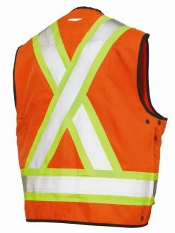 Tough Duck S313 High Visibility Surveyor Safety Vest | XS-5XL