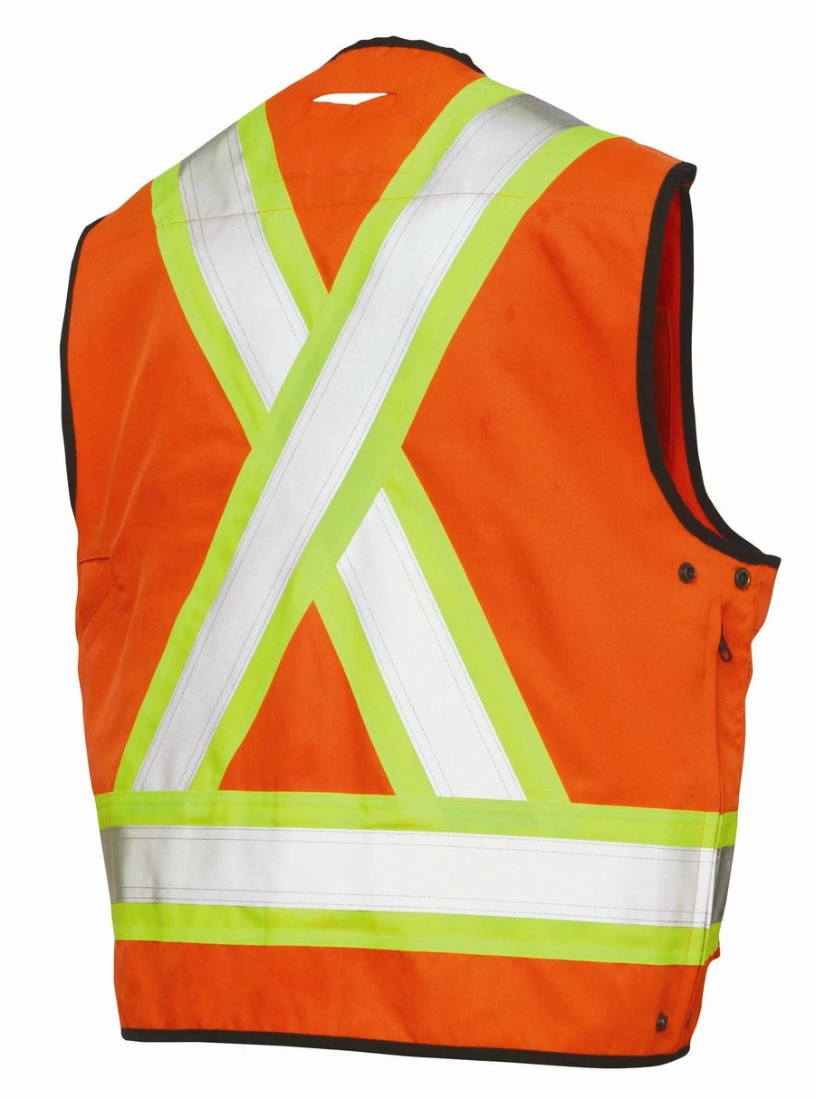 Tough Duck S313 High Visibility Surveyor Safety Vest | XS-5XL