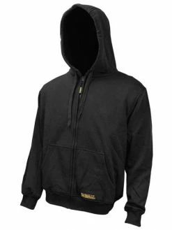 DeWalt Workwear Work Wear DEWALT® Men's Heated French Terry Cotton Hoodie (Bare Hoodie - No Battery) | Sizes S - 3XL