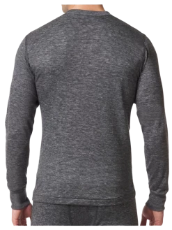 Stanfields Stanfield's 8813 Two-Layer Wool Blend Long Sleeve Shirt | Charcoal | Sizes S - 3XL | Pack Of 2 Pairs Work Wear