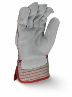 Work Gloves Radians Fleece Lined Economy Split Leather Glove - Pack Of 12 Pairs