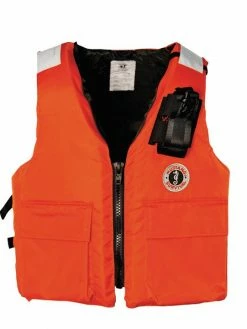 Personal Flotation Devices Mustang Survival Two-Pocket Flotation Vest With Radio Pocket | S-2XL