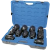 Power Tool Accessories Jet 1" Dr. Jumbo Deep Impact Socket Set - SAE Jumbo Deep - 6 Point - 12 Piece