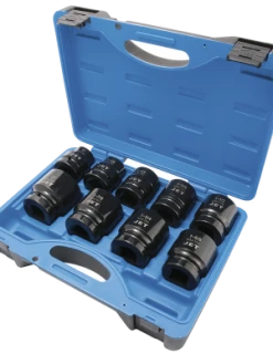 Power Tool Accessories Jet 1" Dr. Impact Socket Set - SAE - 6 Point - 18 Piece