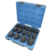 Power Tool Accessories Jet 3/4" Dr. Impact Socket Set - SAE - 6 Point - 16 Piece