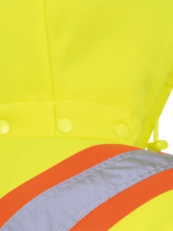 Pioneer Heavyweight Polyester Fleece Safety Hoodie | S-4XL Hi-Vis Work Wear