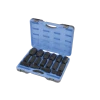 Power Tool Accessories Jet 3/4" Dr. Deep Impact Socket Set - Metric Deep- 6 Point - 17 Piece