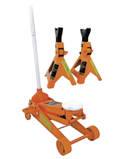 Strongarm 2-1/2 Ton Service Jack Plus 3 Ton Vehicle Stand Set Automotive Equipment