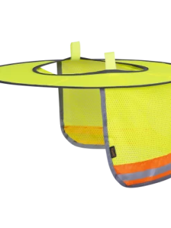 Personal Protective Equipment Pioneer Ranger Style Hi-Vis Hard Hat Mesh Sun Shade