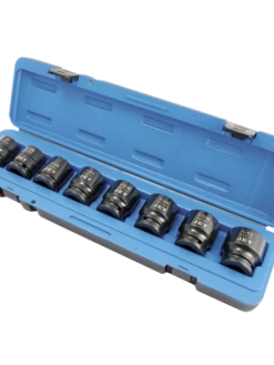 Jet 3/4" Dr. Impact Socket Set - SAE - 6 Point - 8 Piece