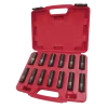Power Tool Accessories ITC 1/2" Dr. Deep Impact Socket Set - Metric - 6 Point - 13 Piece