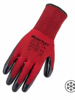 Worktuff Nitrile Coated Winter Work Gloves - Pack Of 2 Pairs