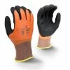 Radians Full Dipped Waterproof Latex Work Glove With Sandy Grip Palm - Pack Of 12 Pairs