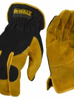DeWalt Workwear Work Gloves DeWalt Performance Leather Hybrid Work Glove - Pack Of 12 Pairs
