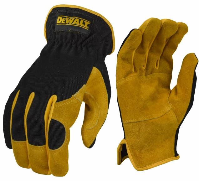 DeWalt Workwear Work Gloves DeWalt Performance Leather Hybrid Work Glove - Pack Of 12 Pairs