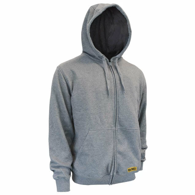 DeWalt Workwear Work Wear DEWALT® Men's Heated French Terry Cotton Hoodie (Bare Hoodie - No Battery) | Sizes S - 3XL